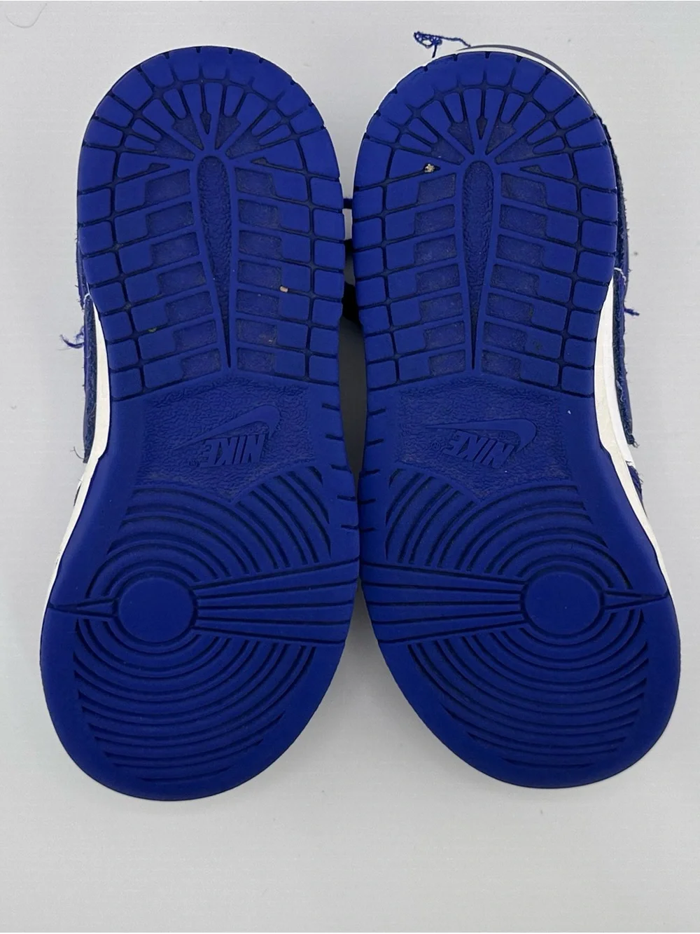 Nike Kids Blue and White Low-Top Sneakers